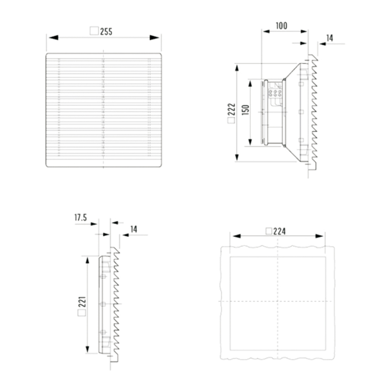 RF01820怎么系列風(fēng)扇過濾器